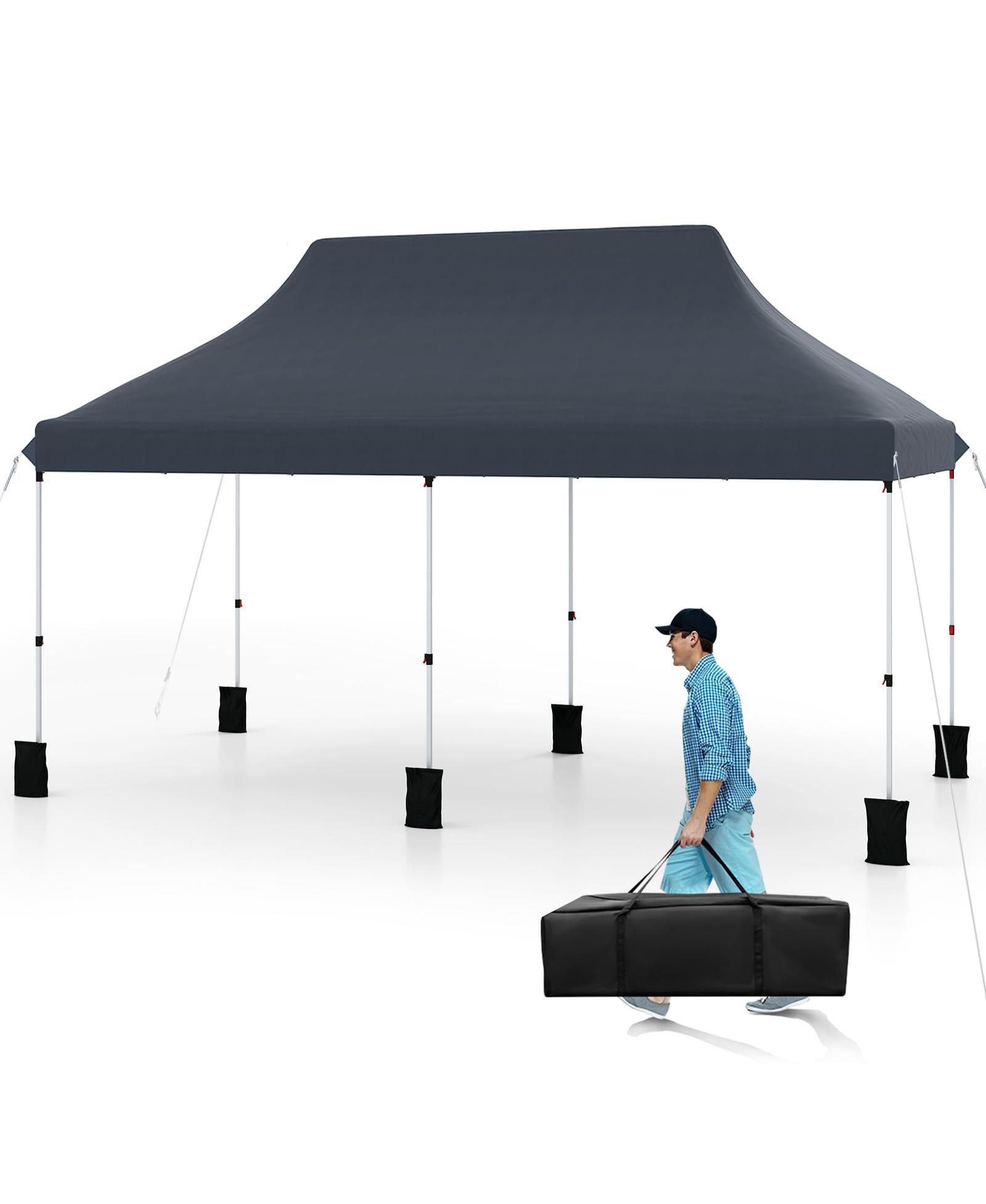 Mecale Pop Up Canopy тент-навес быстрого монтажа, 10x20 Ft