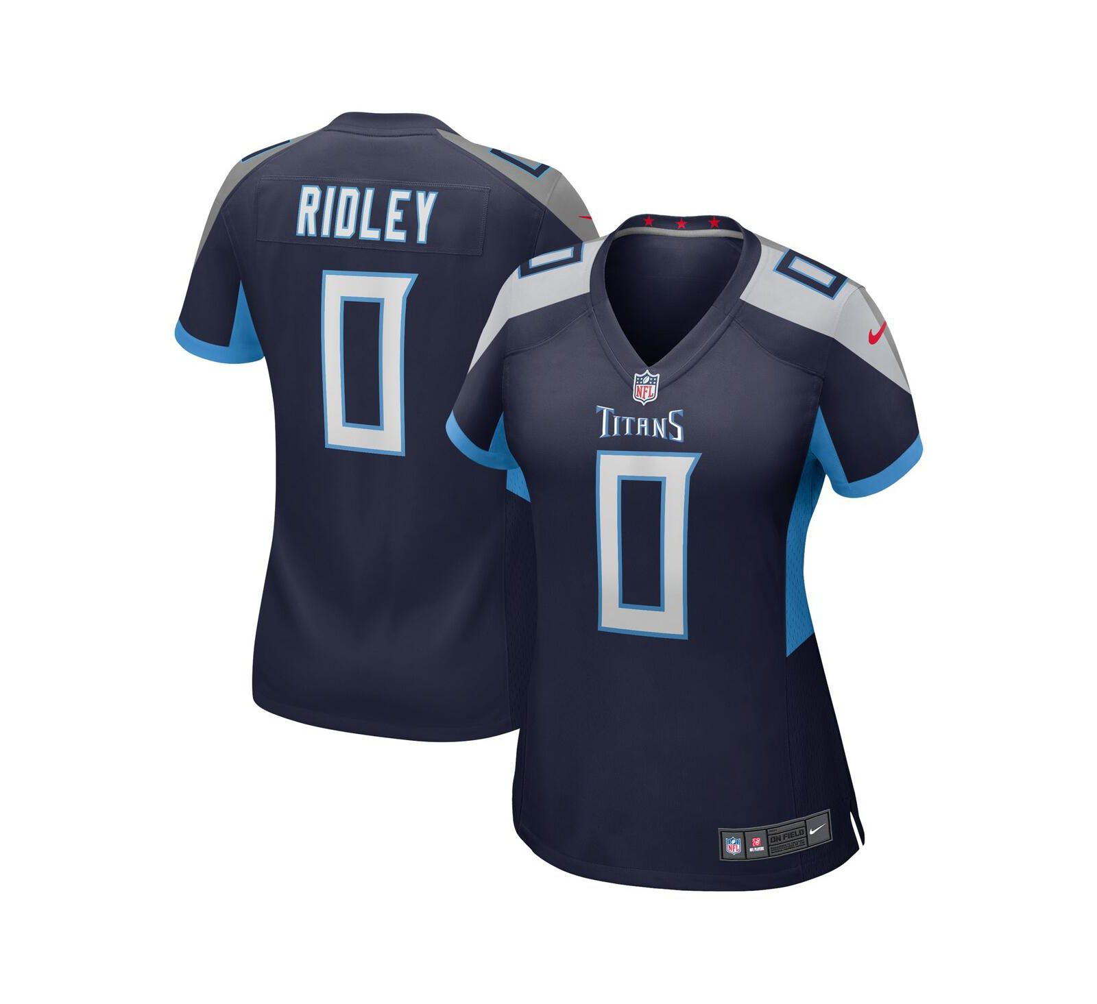 Мужская джерси Nike Calvin Ridley Navy Tennessee Titans Game Player
