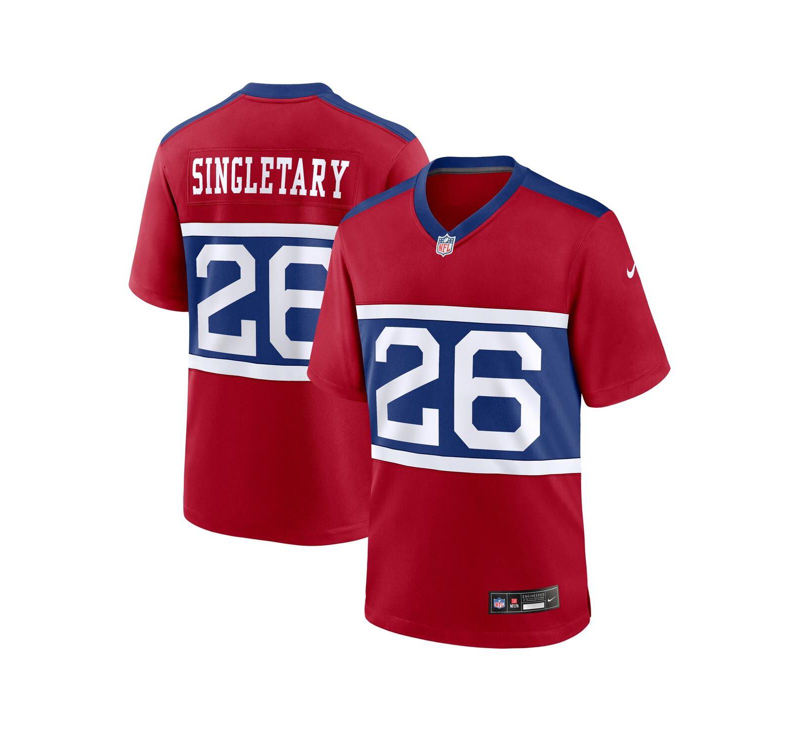 Джерси Nike Big Boys and Girls Devin Singletary Red New York Giants Game