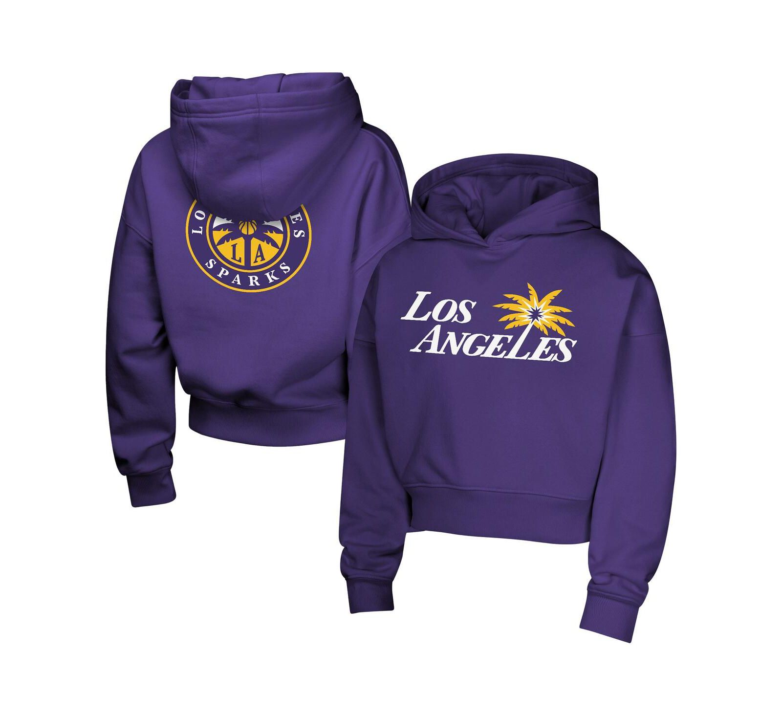 Толстовка Outerstuff Big Girls Purple Los Angeles Sparks Closer Pullover