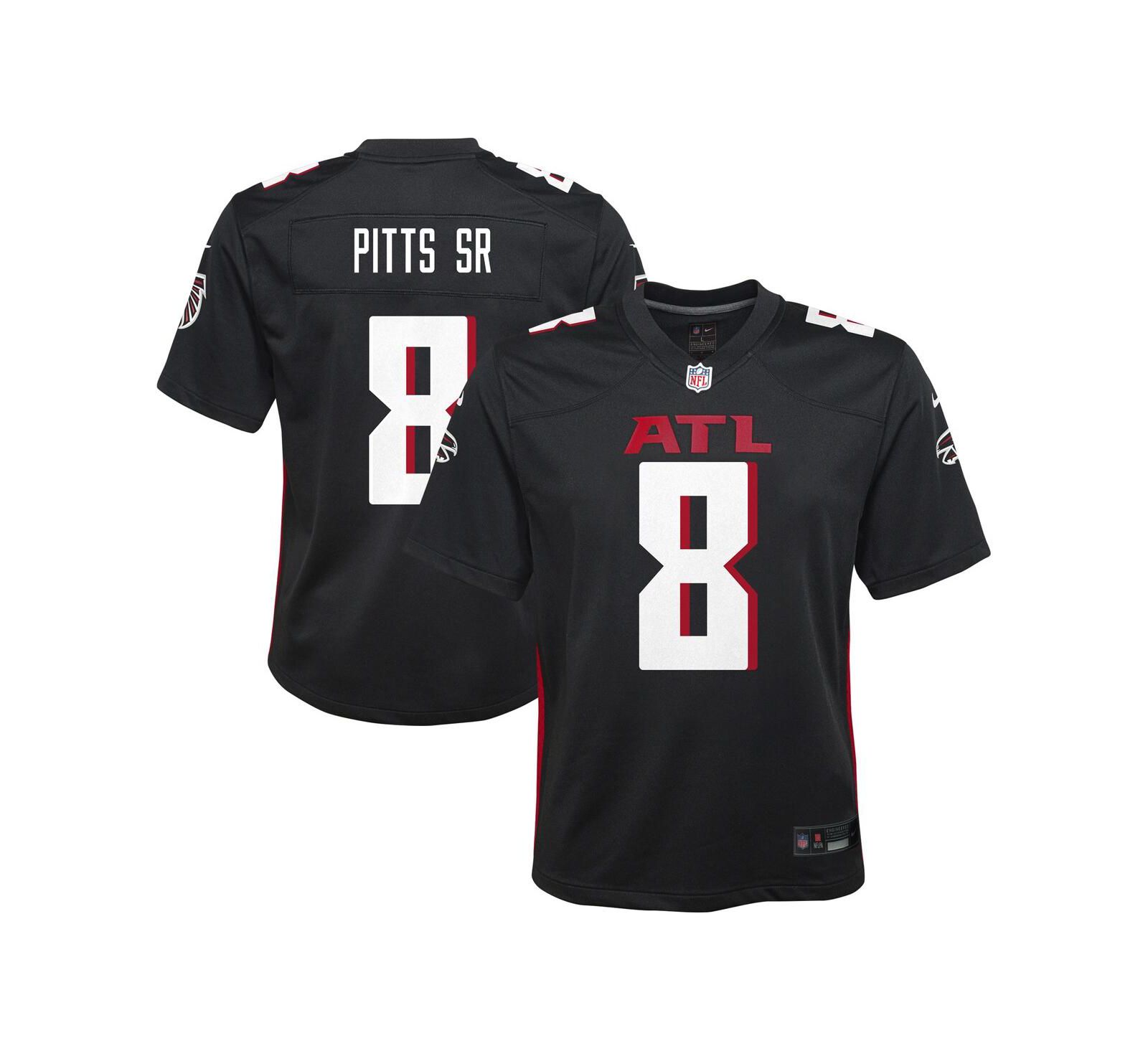 Детская игровая джерси Nike Kyle Pitts Sr. Atlanta Falcons, черная