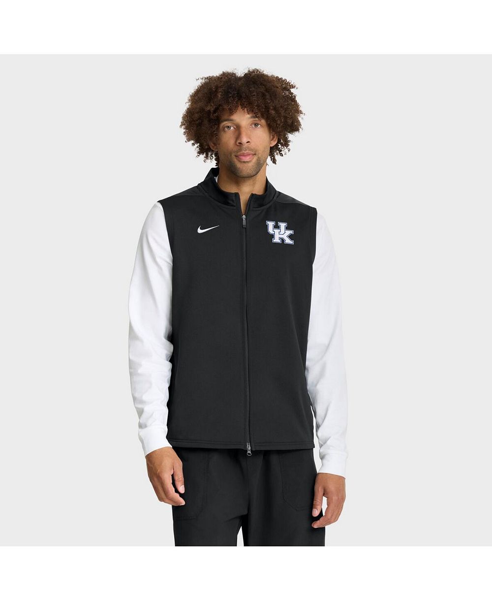 Nike Men's Black Kentucky Wildcats Primetime Victory Performance Full-Zip Vest