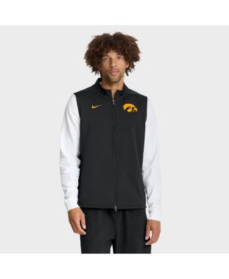 Мужская жилетка Nike Black Iowa Hawkeyes Primetime Victory Performance Full-Zip Vest