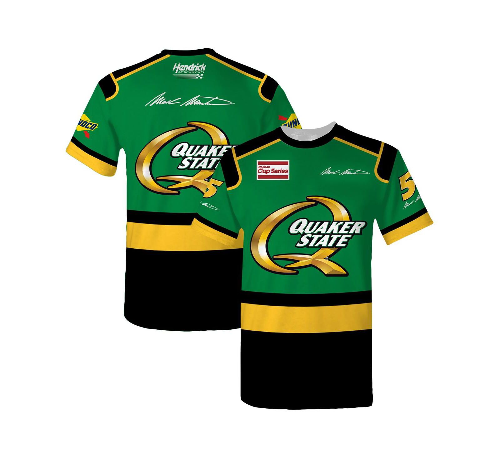 Hendrick Motorsports Team Collection Men's Green Mark Martin Quaker State Legend Uniform T-Shirt
