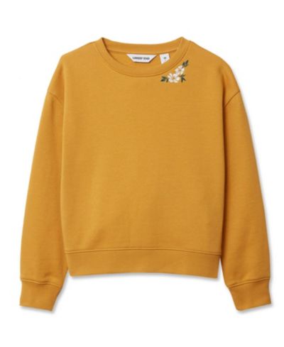 Amber gold floral