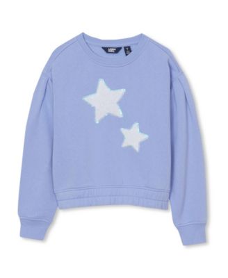 Sequins/star/pale iris