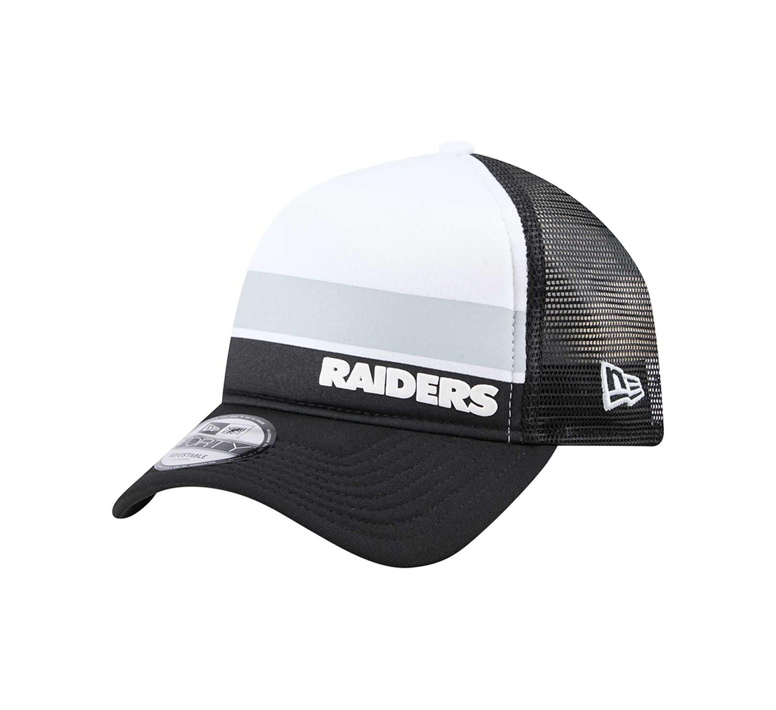 New Era кепка 9FORTY A-Frame Trucker для мальчиков и девочек, черная, Las Vegas Raiders