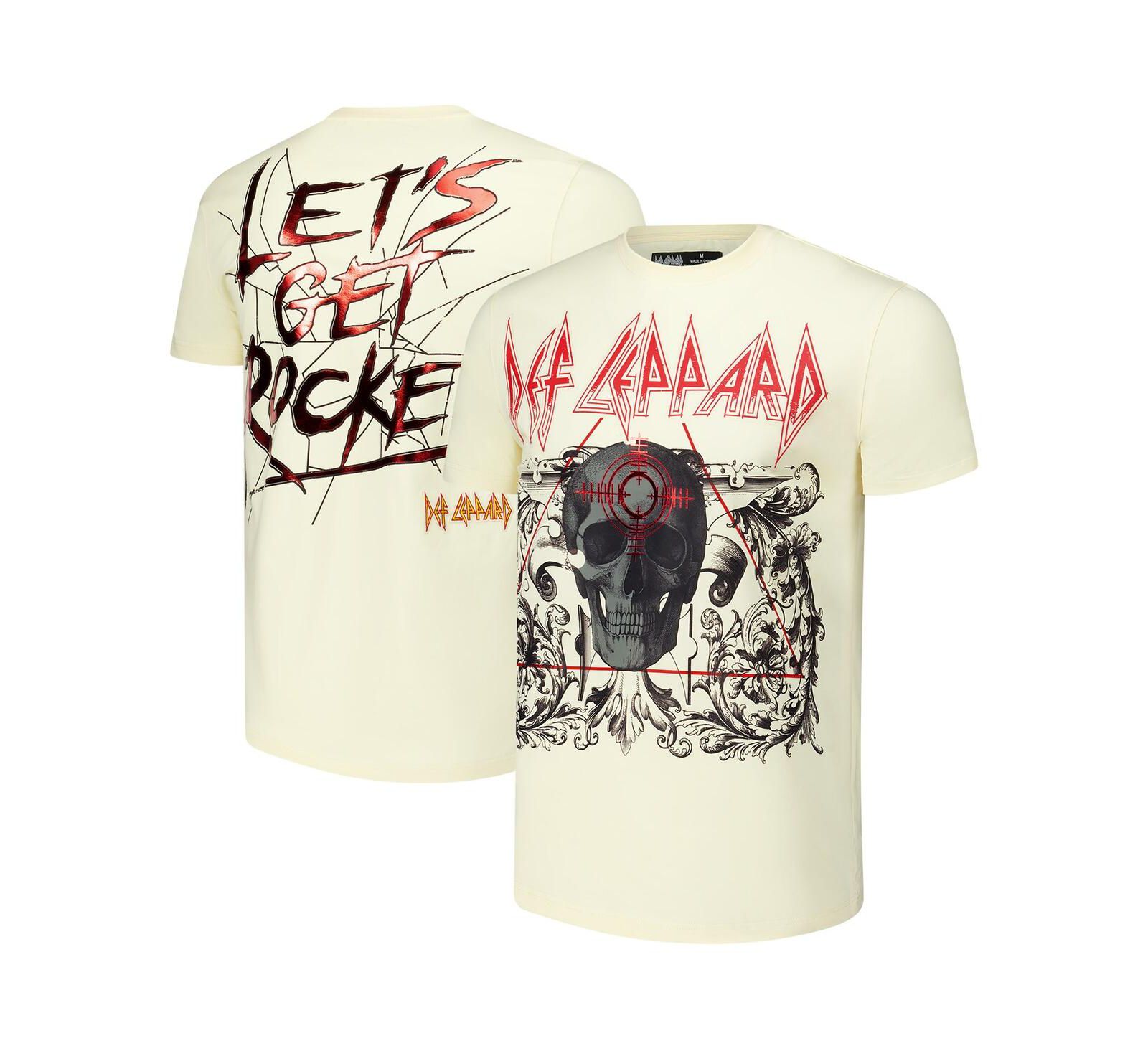 Мужская футболка Freeze Max Cream Def Leppard Let's Get Rocked