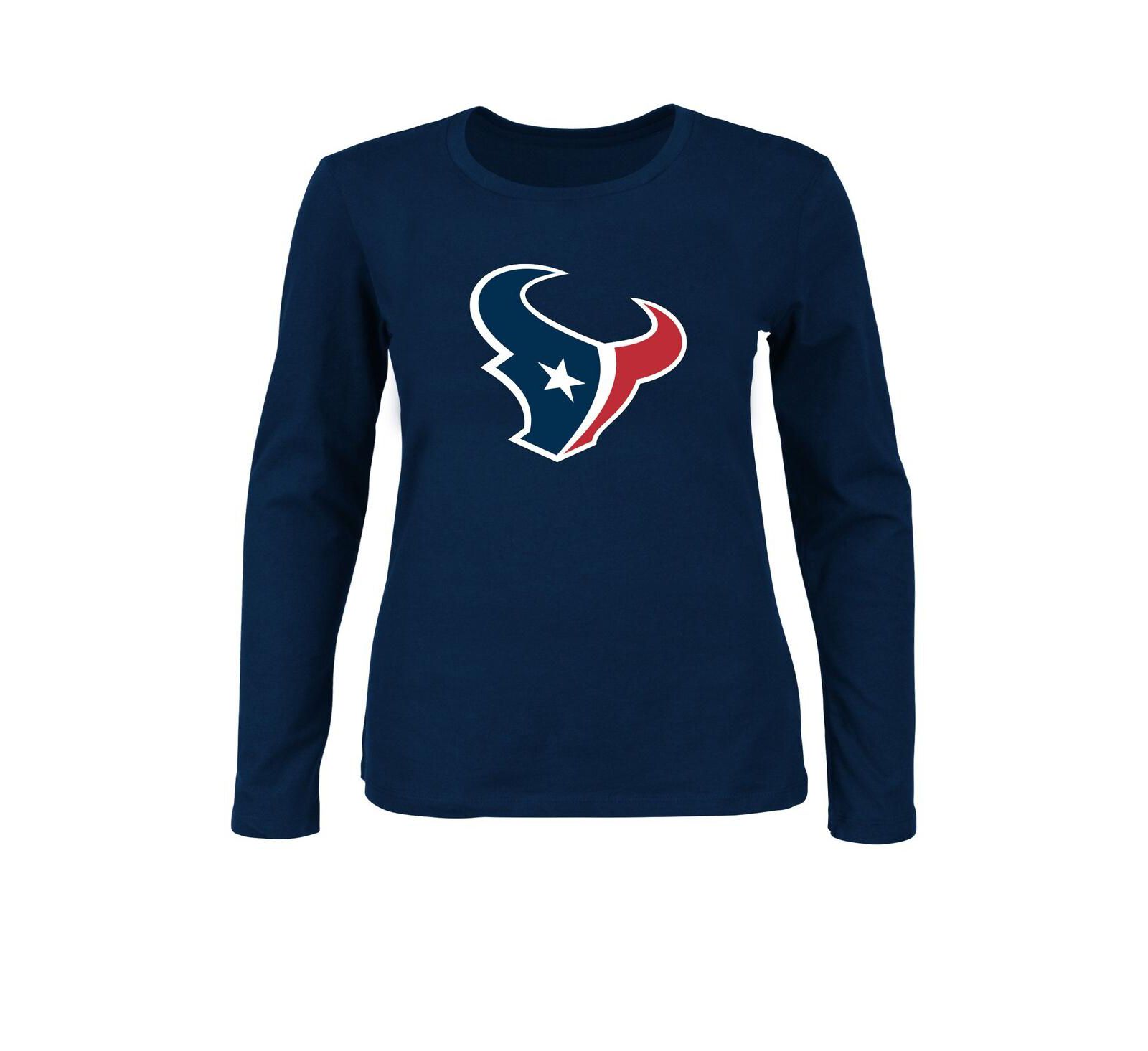 Женская футболка Fanatics Houston Texans Plus Size, темно-синяя