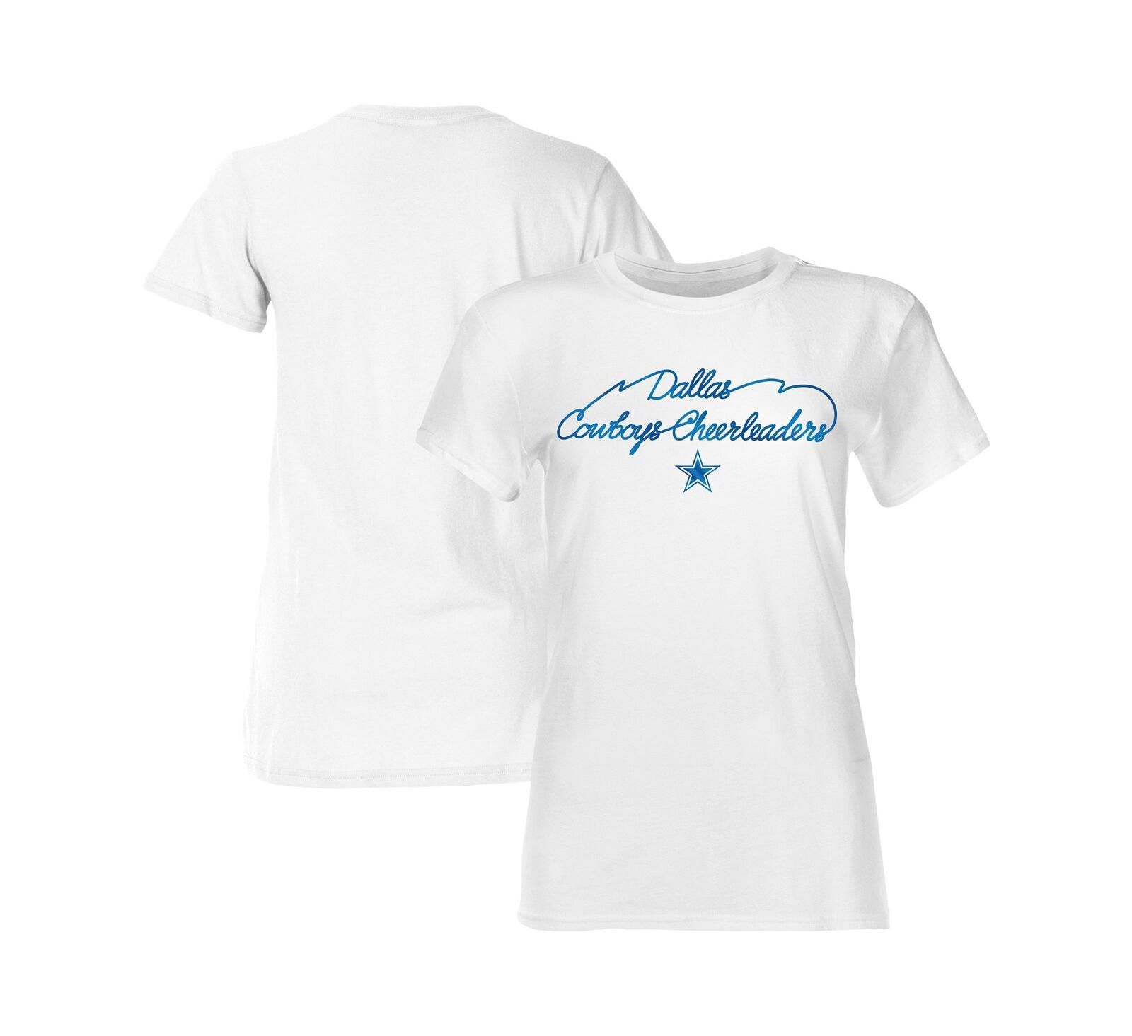 Женская футболка Dallas Cowboys White Thunderstruck Foil