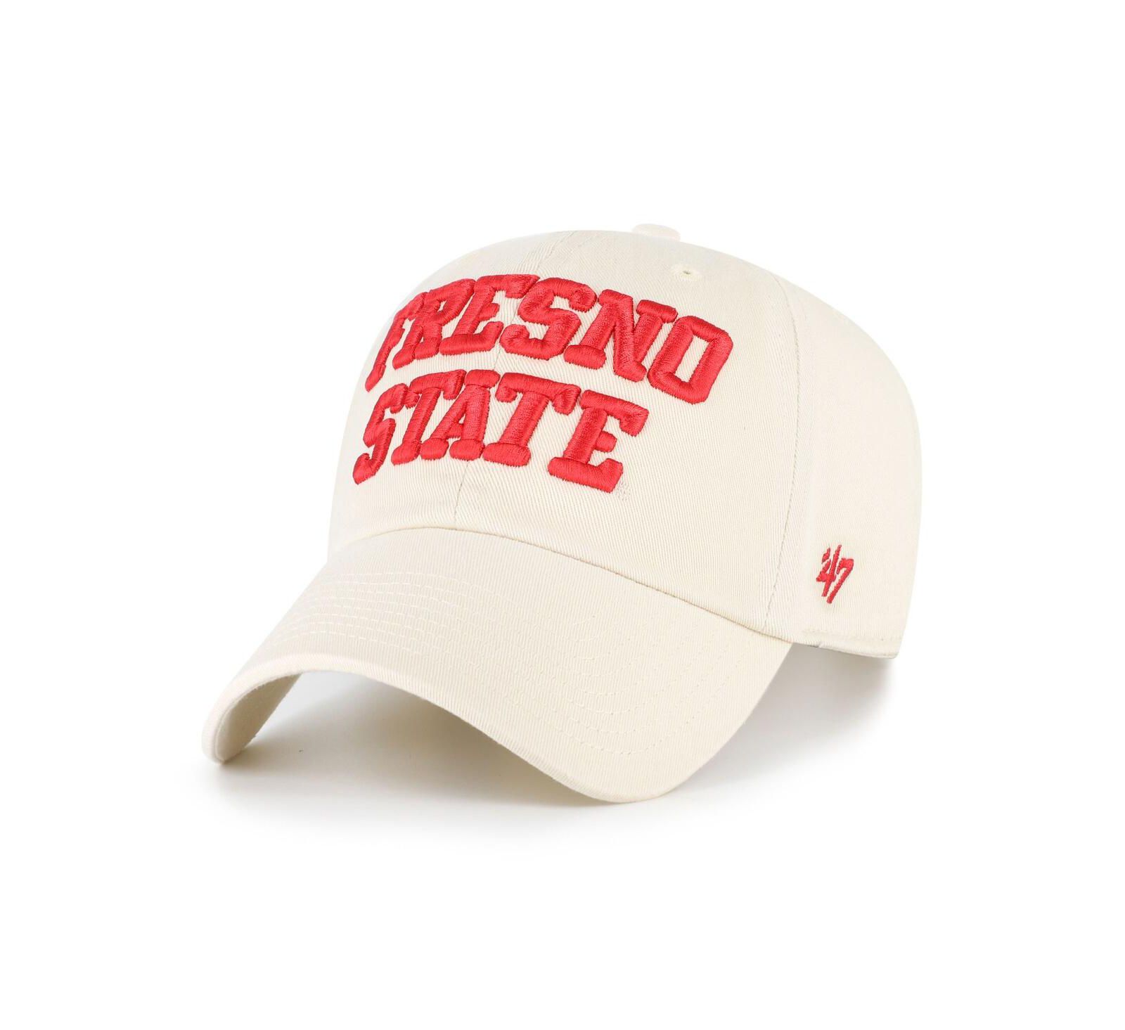 Мужская регулируемая кепка '47 Brand Sand Fresno State Bulldogs Clean Up