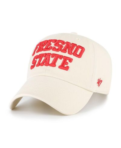 Мужская регулируемая кепка '47 Brand Sand Fresno State Bulldogs Clean Up