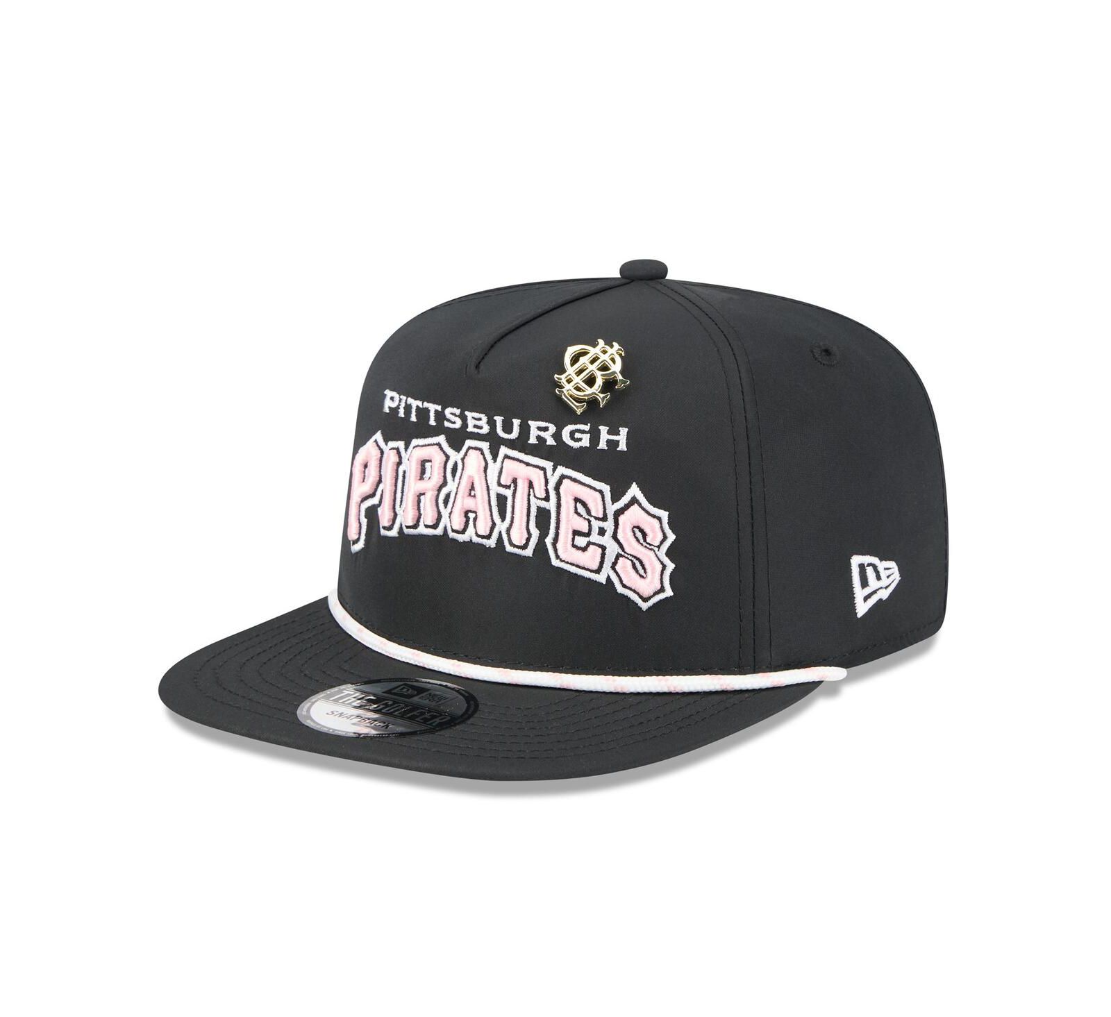 New Era Men's Black Pittsburgh Pirates 2025 Big League Chew Golfer Snapback Hat