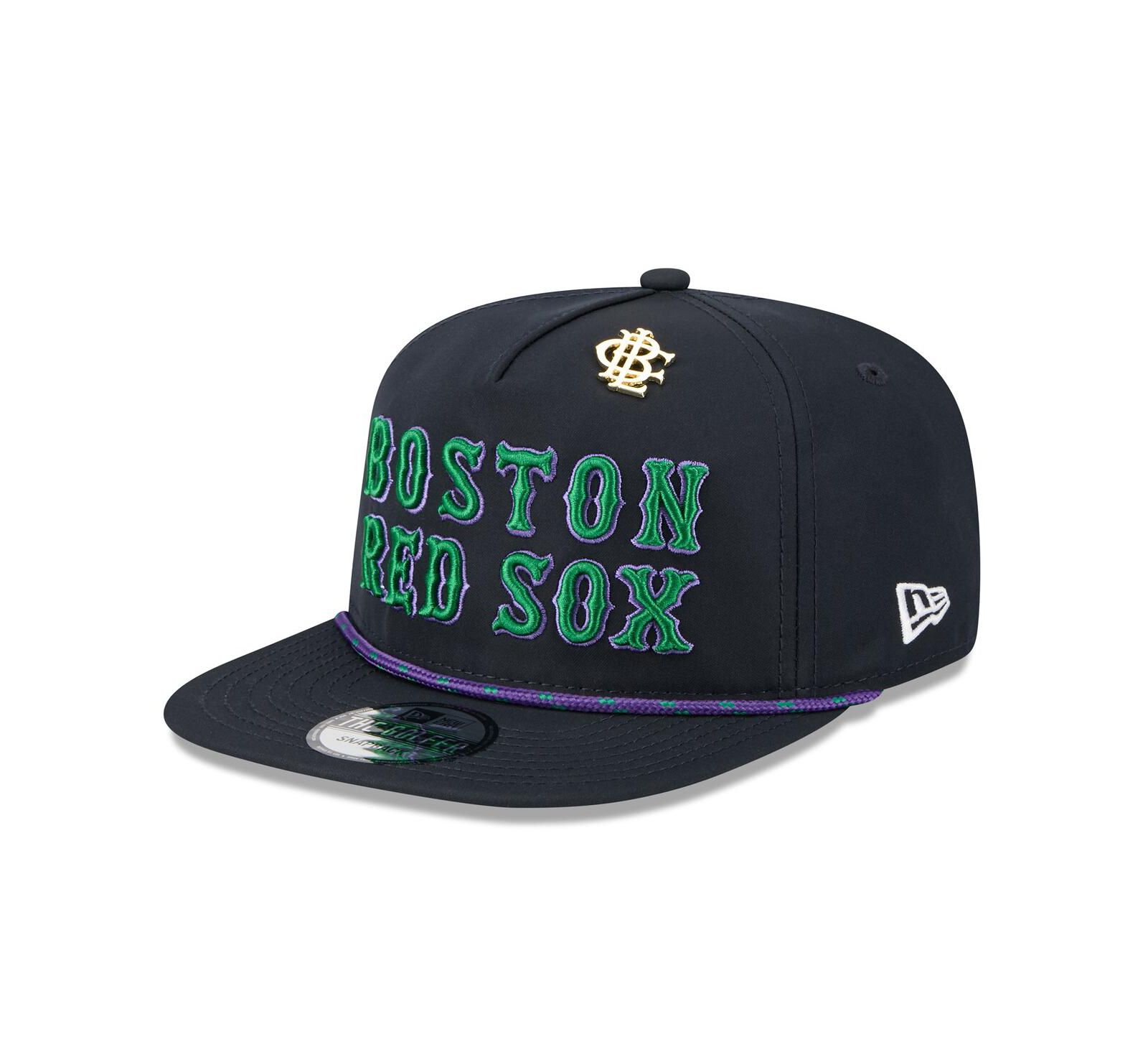New Era Men's Navy Boston Red Sox 2025 Big League Chew Golfer Snapback Hat