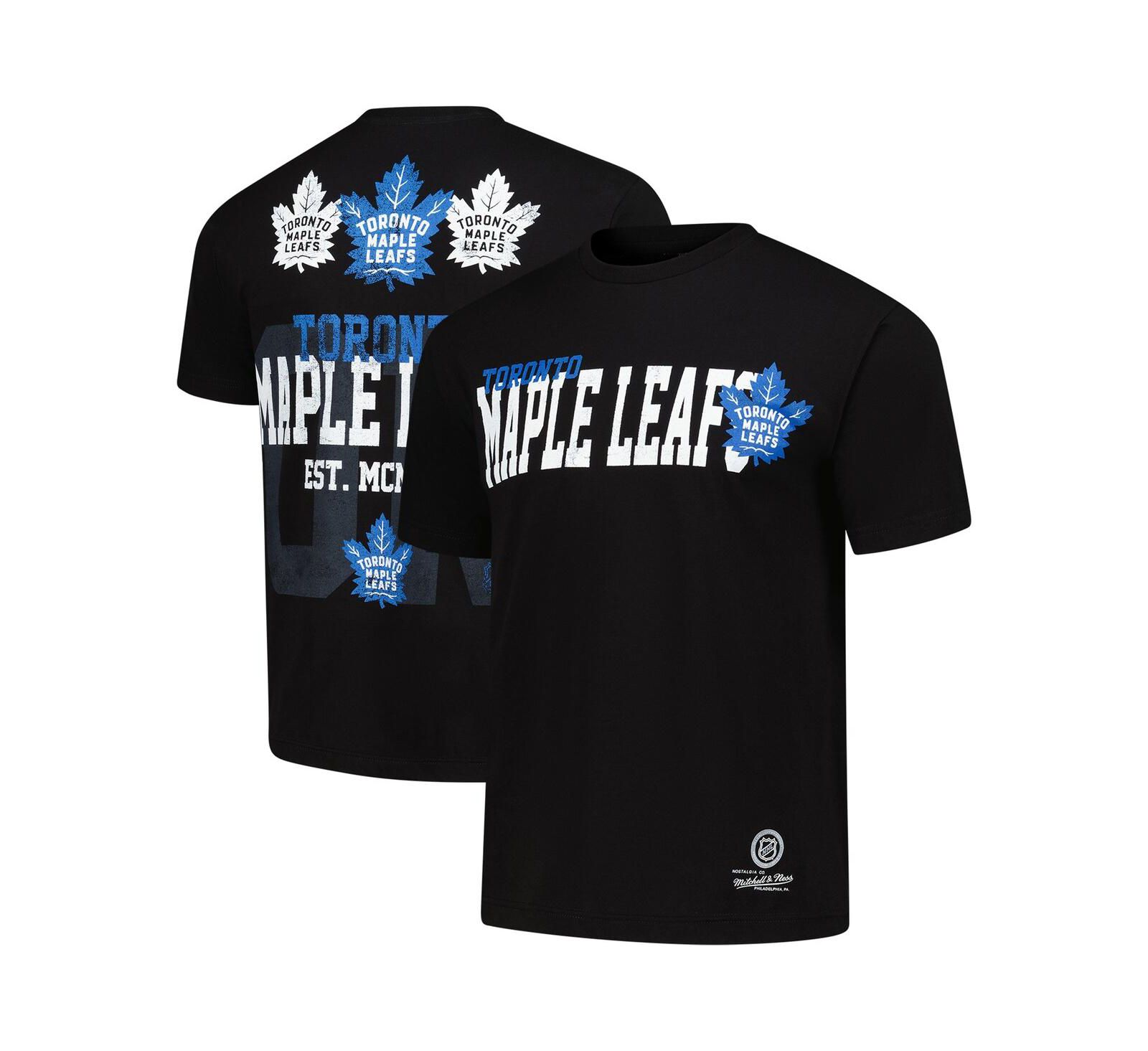 Mitchell & Ness Men's Black Toronto Maple Leaf's Home T-Shirt