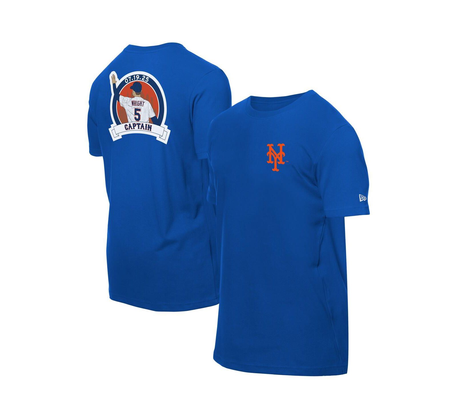Мужская футболка New Era David Wright Royal New York Mets Retired Player Graphic