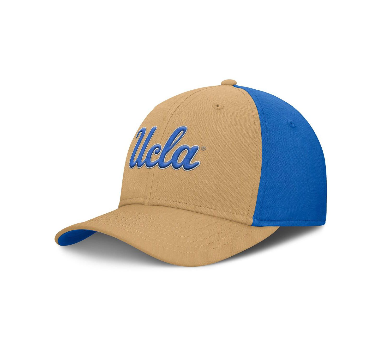Кепка Jordan Men's Gold/Blue UCLA Bruins 2025 Sideline Rise Local Performance Flex Hat