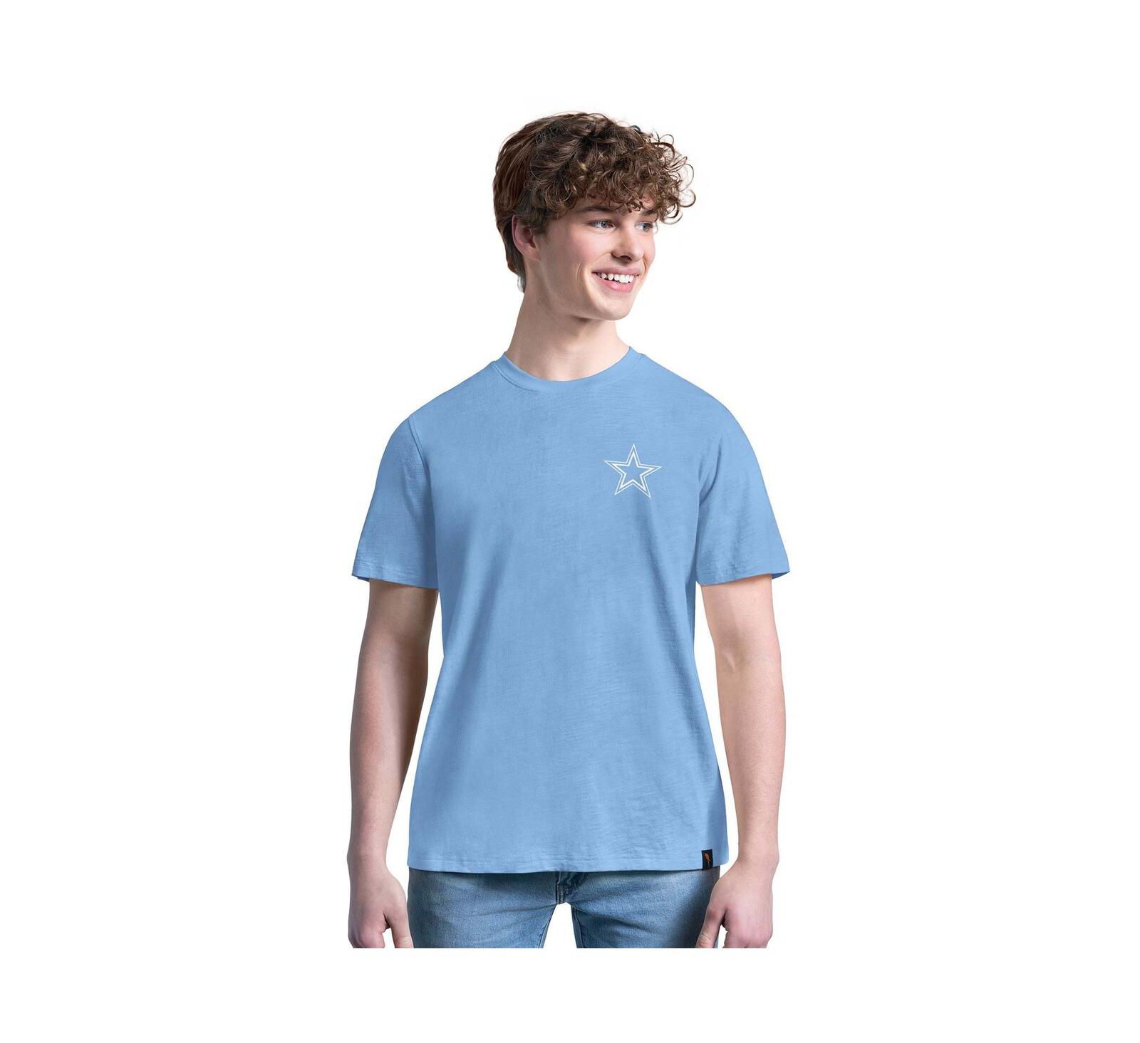 Margaritaville Men's Light Blue Dallas Cowboys Waitin for Gametime T-Shirt