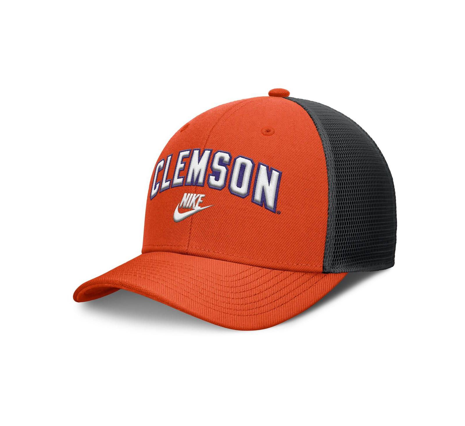 Nike Men's Orange/Black Clemson Tigers Legacy Arch Rise Performance Trucker Adjustable Hat