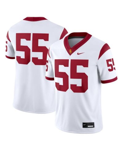 Nike Men's 55 White USC Trojans Limited Away Game Jersey
