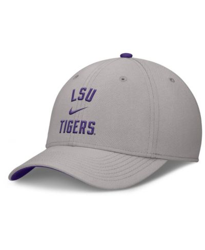 Nike Men's Gray LSU Tigers Rise Prep Performance Flex Hat