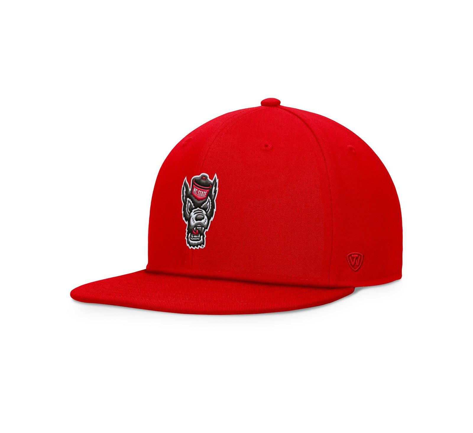 Top of the World Мужская красная кепка snapback NC State Wolfpack Fundamental