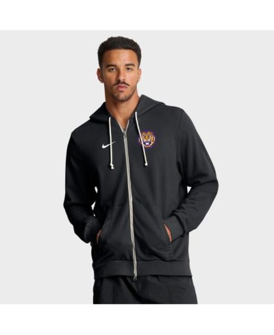 Nike Men's Black LSU Tigers 2025 Sideline Performance Full-Zip Hoodie