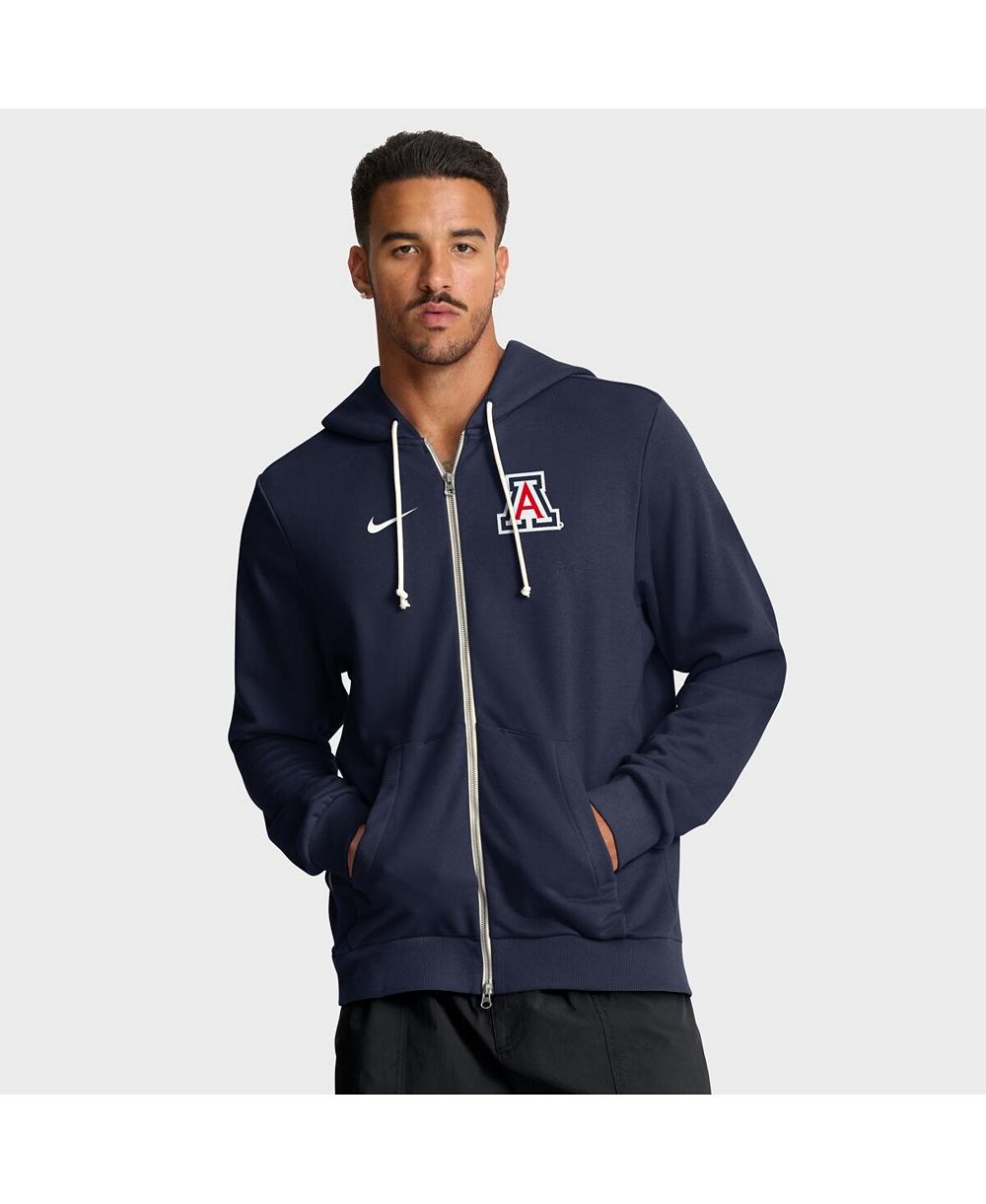 Мужская толстовка Nike Midnight Green Arizona Wildcats 2025 Sideline Performance Full-Zip Hoodie
