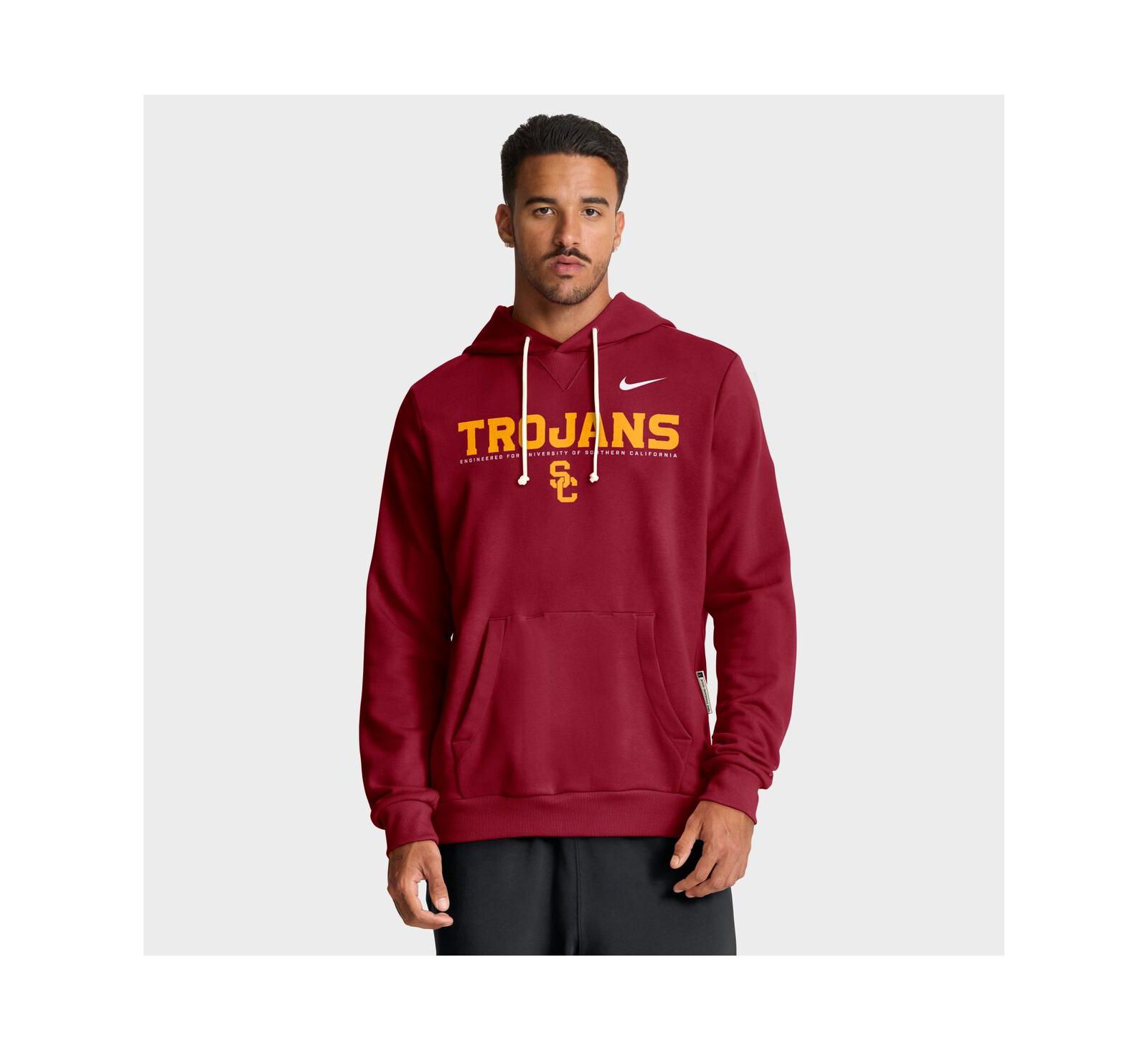 Nike Мужской худи USC Trojans 2025 Sideline Performance Cardinal