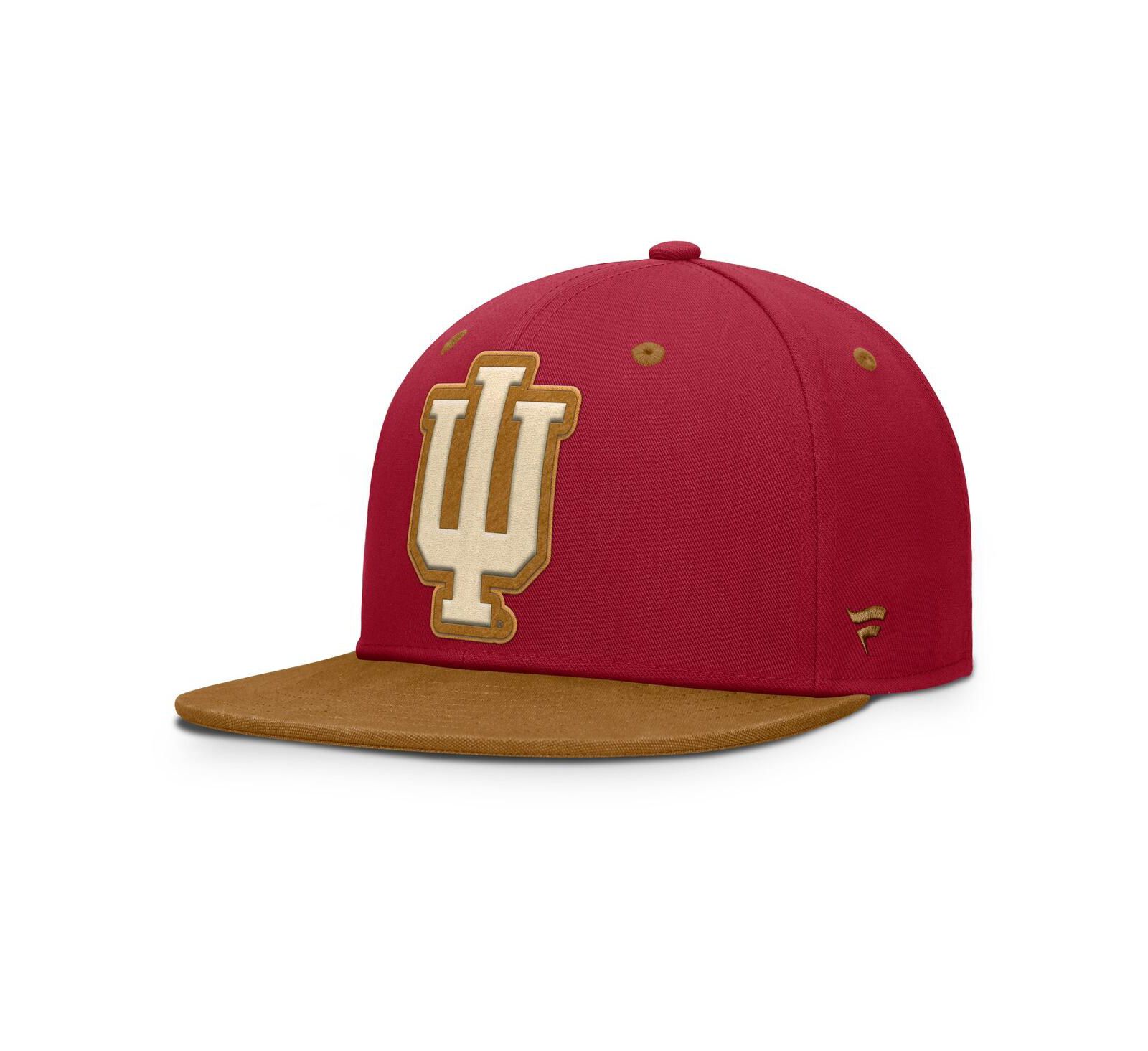 Fanatics Мужская кепка Indiana Hoosiers NoBo, цвет Crimson/Brown