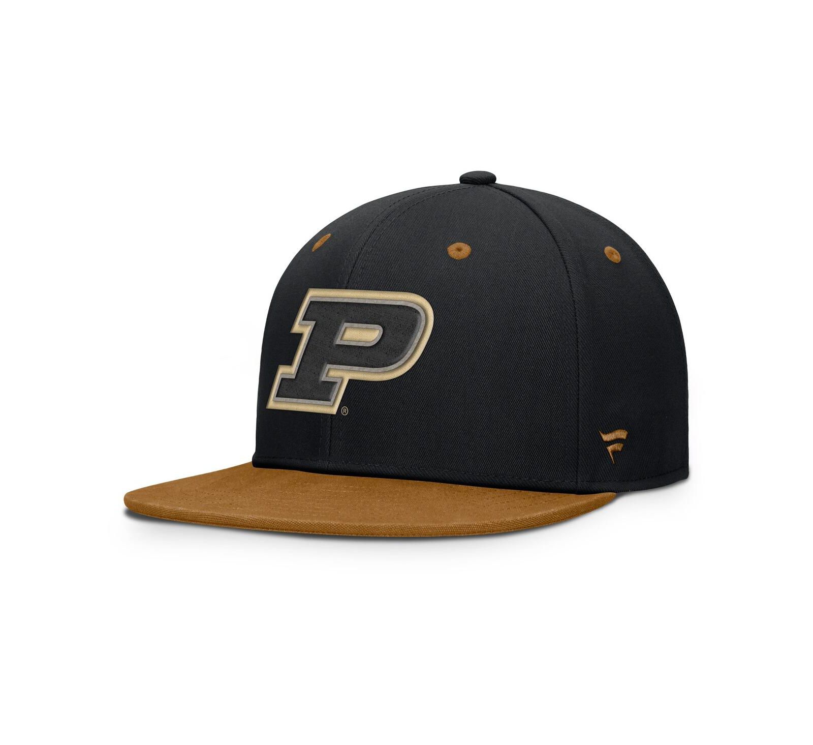 Мужская кепка Fanatics Black/Brown Purdue Boilermakers NoBo Fitted Hat