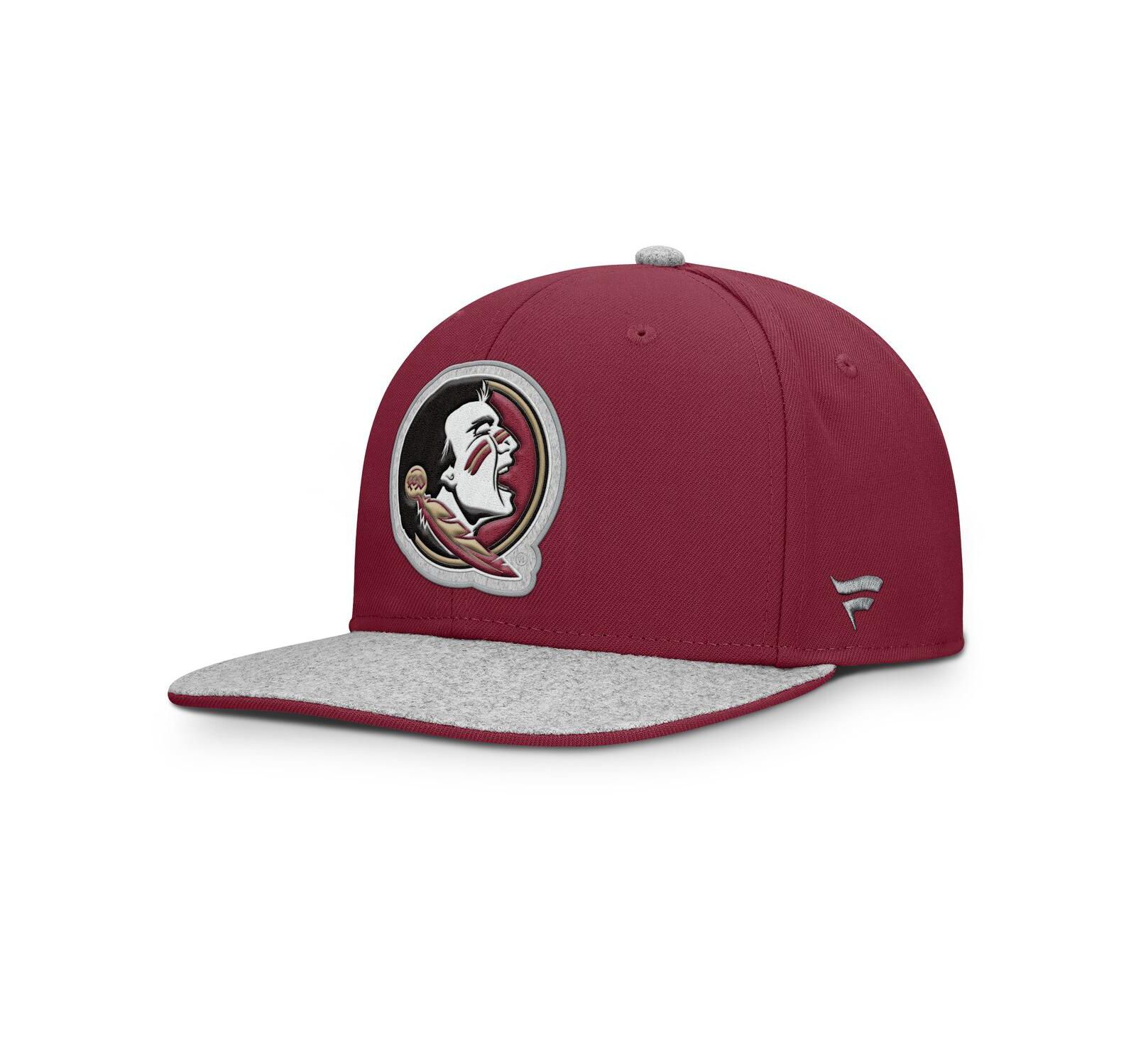 Мужская кепка Fanatics Garnet Florida State Seminoles Loden Snapback