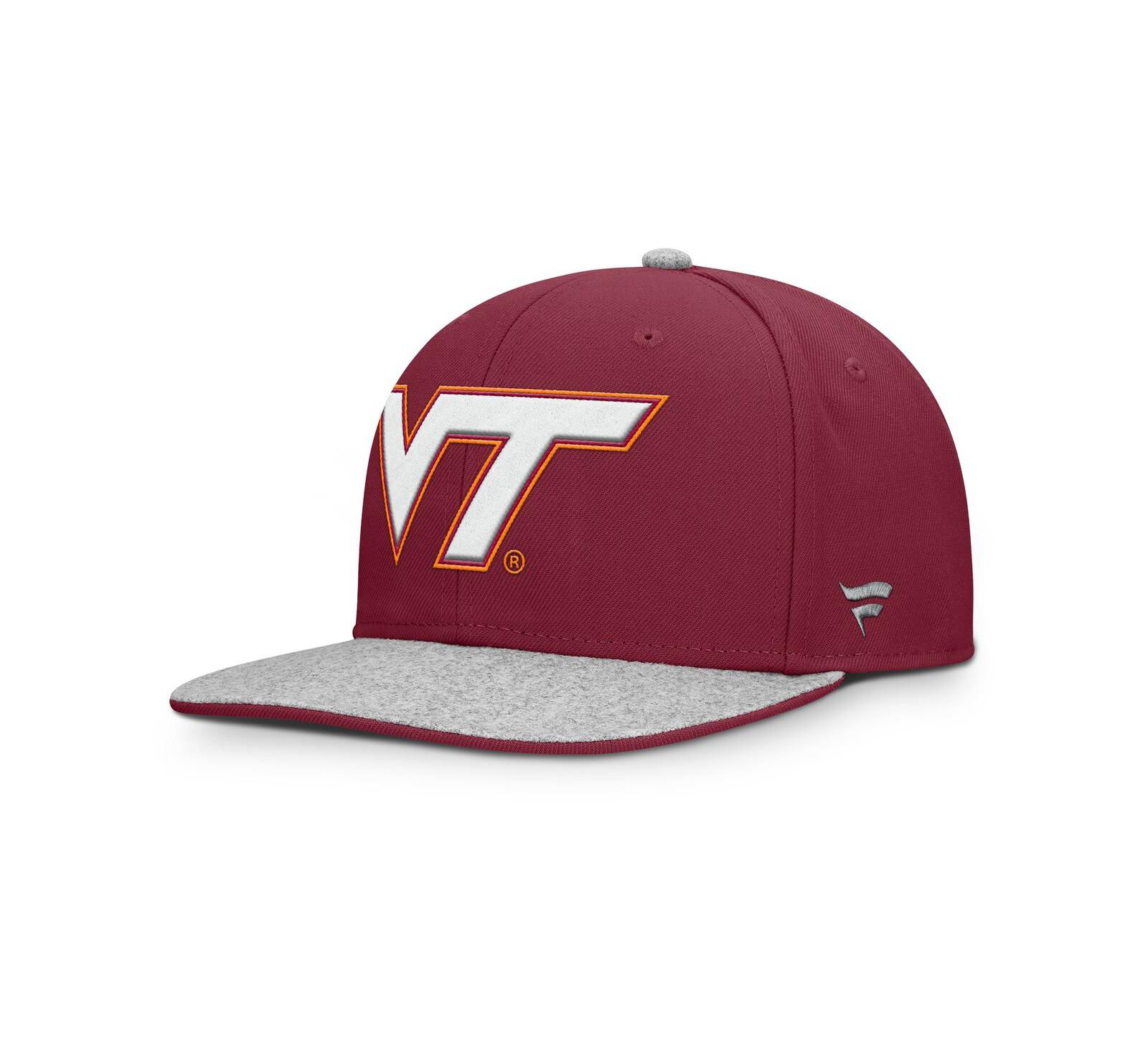 Мужская кепка Fanatics Virginia Tech Hokies Loden Snapback