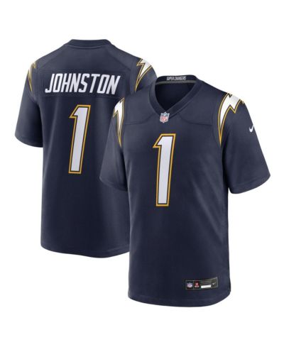 Джерси Nike Men's Quentin Johnston Navy Los Angeles Chargers Alternate Super Chargers Game Player
