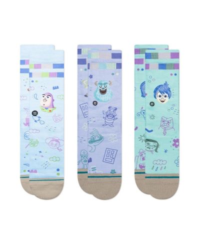 Комплект носков Stance Pixar Crew, 3 пары, для детей и подростков