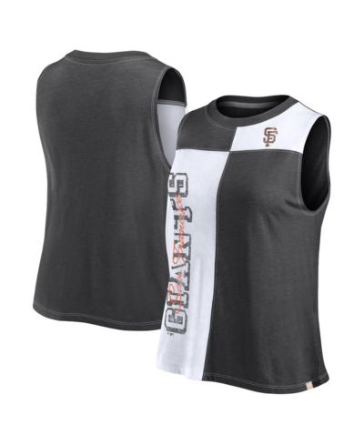 Женский топ Nike Fanatics Black/White San Francisco Giants Color-Block
