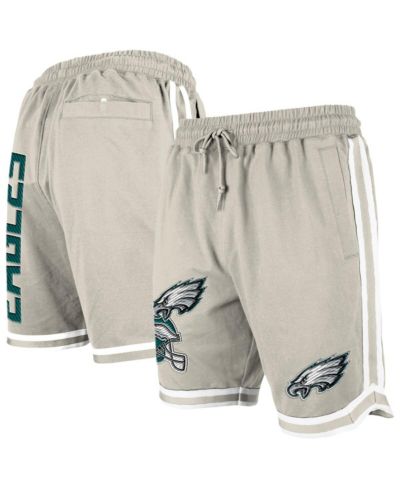 New Era Men's Light Beige Philadelphia Eagles Stone Multi Patch Shorts