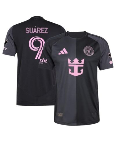 Мужская джерси Adidas Luis Suárez Black Inter Miami CF 2025 The Fortitude Kit Authentic Player