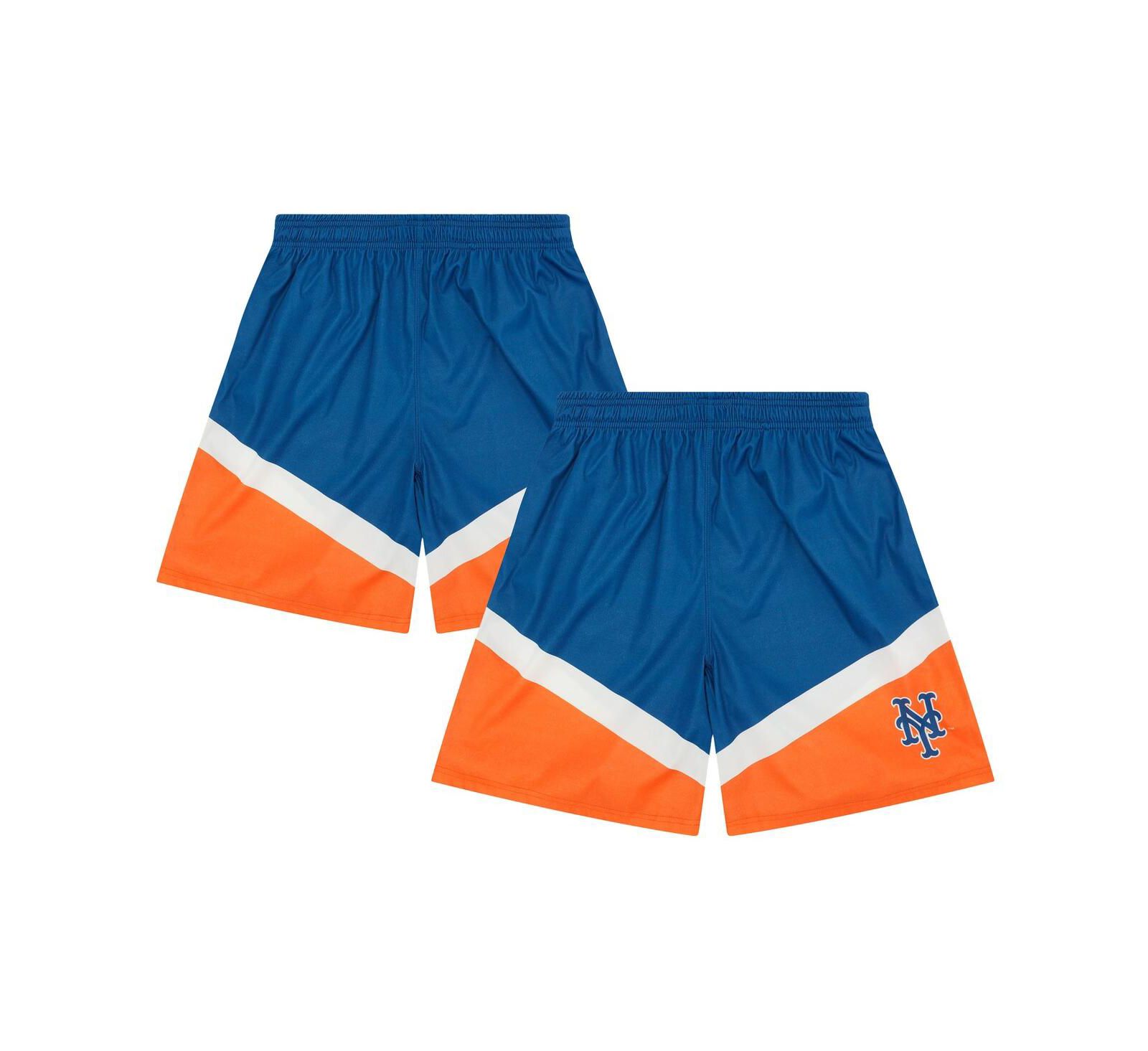 FOCO Men's Blue New York Mets Color Blocked Shorts