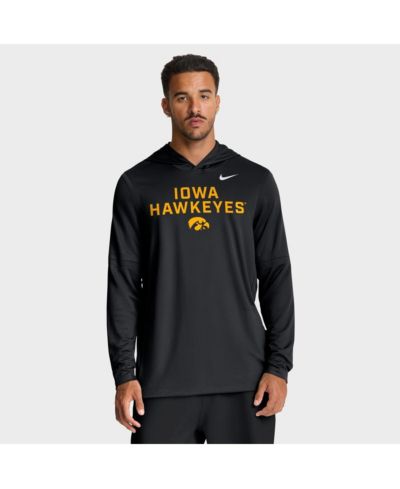 Мужское худи Nike Iowa Hawkeyes 2025 Sideline, черное
