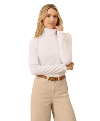 Pact Женский облегающий джемпер Slim Turtleneck