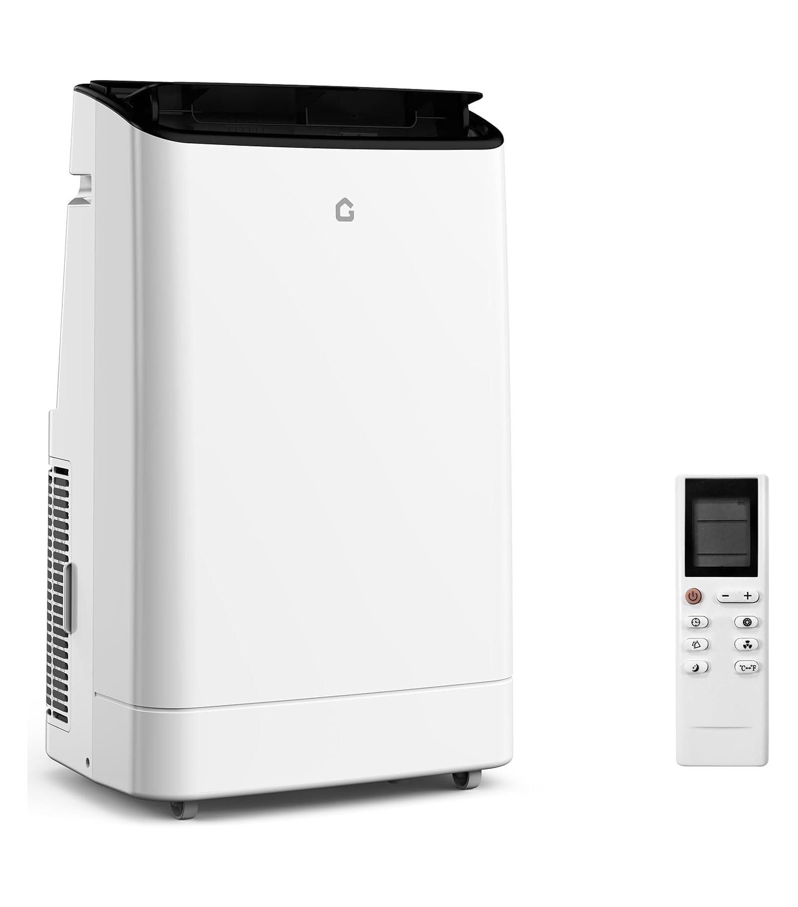 15,000 BTU Portable Air Conditioner - Quiet Unit, Covers 850 Sq. Ft, 3 Fan Speeds, Dehumidifier Mode, Easy Install Window Kit