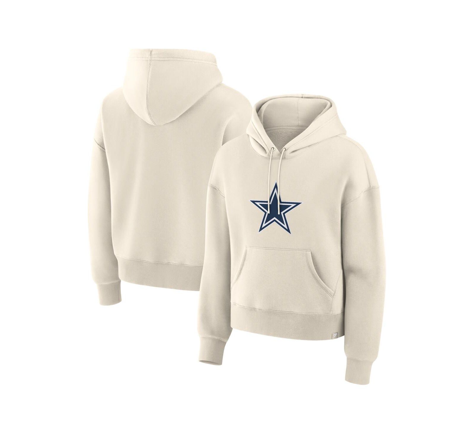 Женское худи Fanatics Cream Dallas Cowboys Dove Legacy Pullover