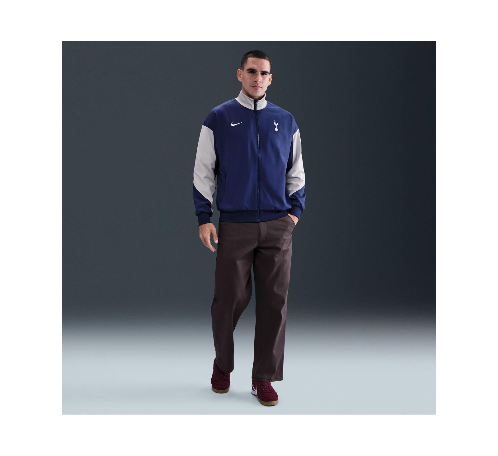 Мужская куртка Nike Blue Tottenham Hotspur 2025/26 Strike Anthem Full-Zip