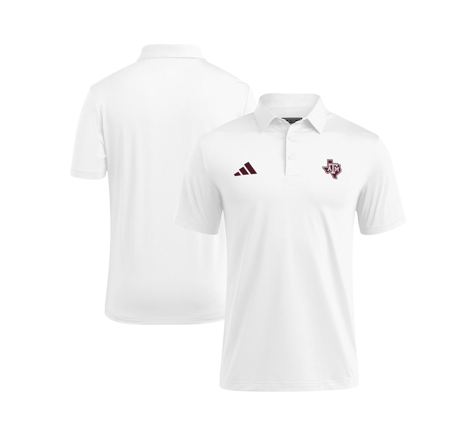 Adidas Men's White Texas A&M Aggies Ultimate 365 Polo Shirt