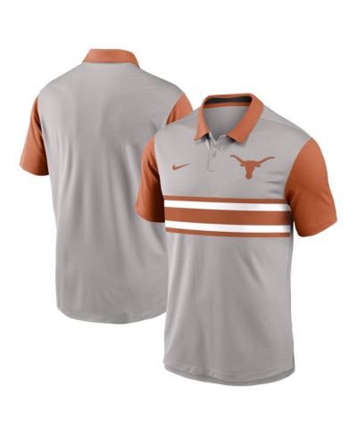 Nike Men's Gray/Texas Orange Texas Longhorns Vapor Performance Polo Shirt