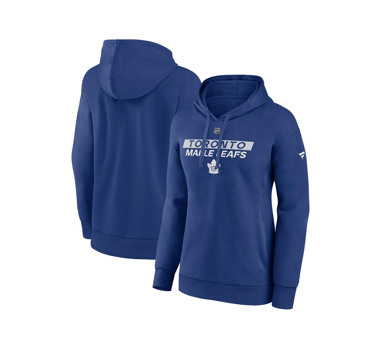 Худи Fanatics Women's Blue Toronto Maple Leaf's Authentic Pro Core Primary Fleece Pullover