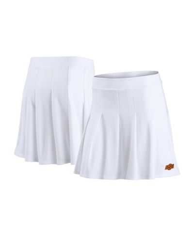 Женская юбка Fanatics White Oklahoma State Cowboys Heritage Primary