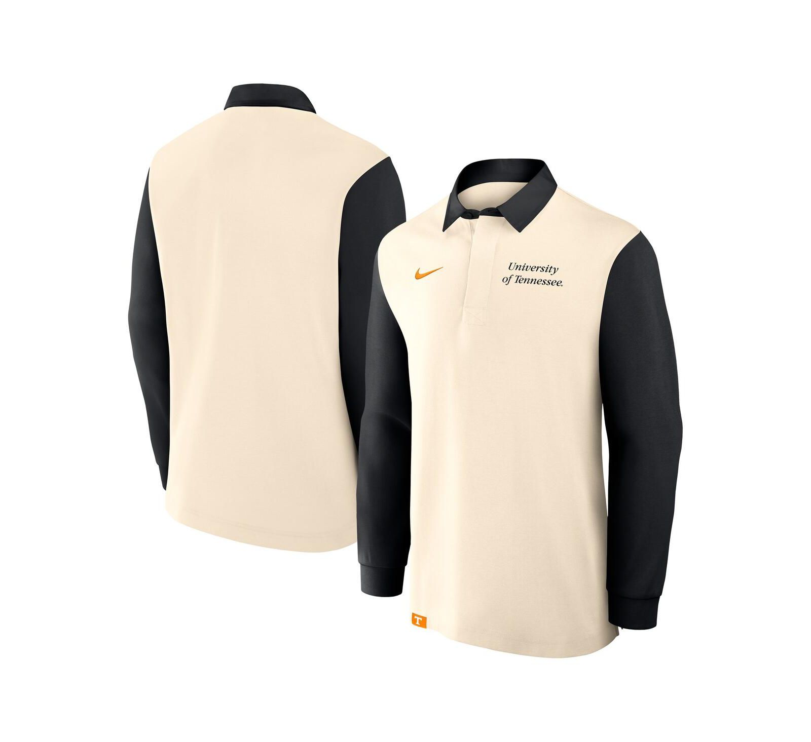 Мужская рубашка Nike с длинным рукавом Tennessee Volunteers, бежево-черная