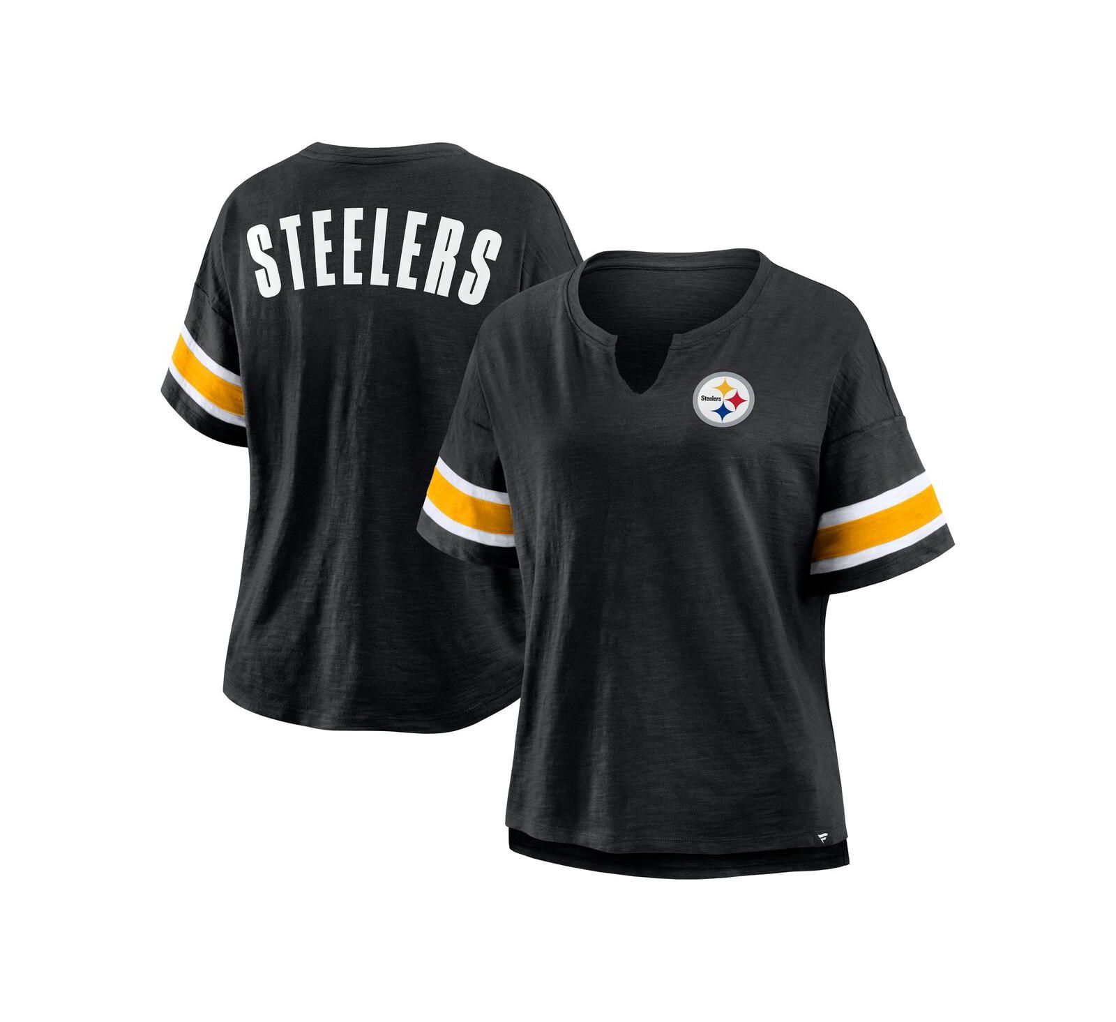 Fanatics Женская футболка Pittsburgh Steelers Redzone Curl Route, черная